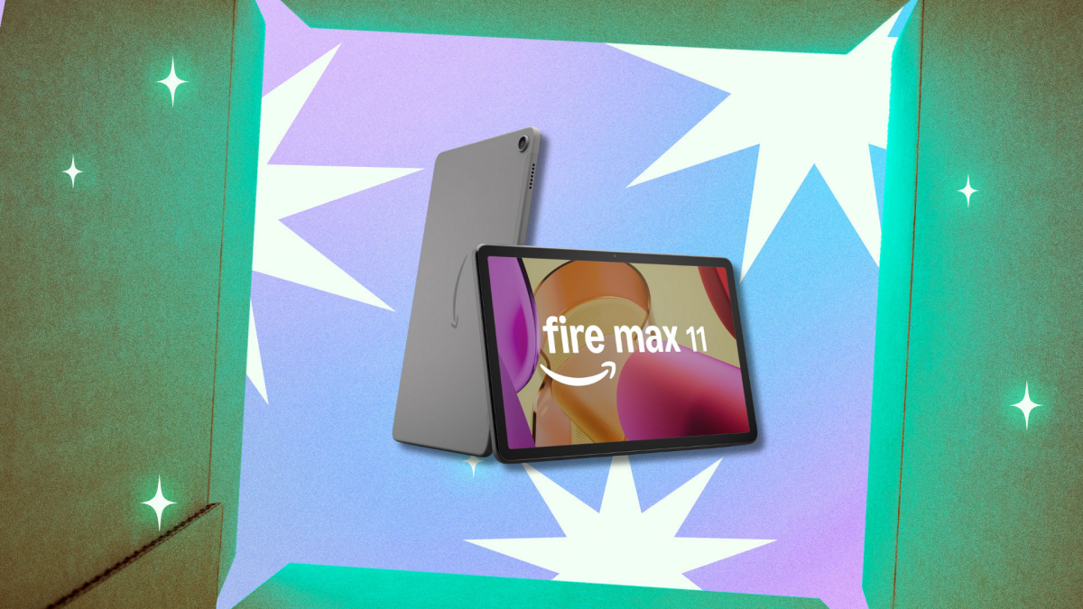 Amazon Fire Max 11 tablet showing the screen